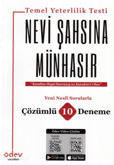 Ödev TYT Nevi Şahsına Münhasır Çözümlü 10 Deneme (Yeni)