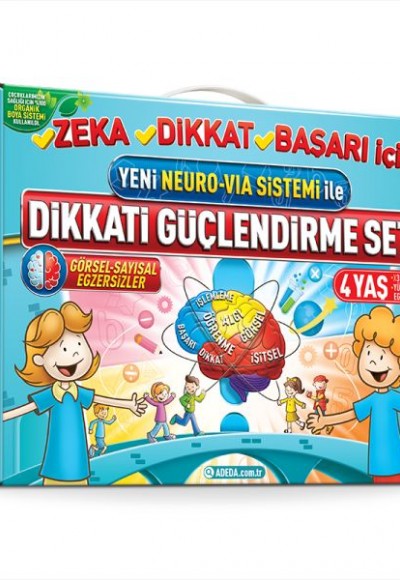 Dikkati Güçlendirme Seti - Anasınıfı - 4 Yaş Neuro Via