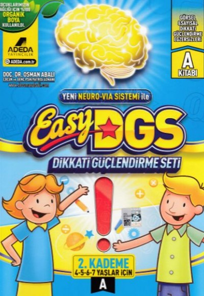 EASY Dikkati Güçlendirme Seti 4-7 yaş A Kitapçığı