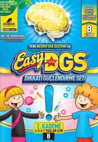 Easy Dikkati Güçlendirme Seti 4-7 Yaş B 2.Kademe