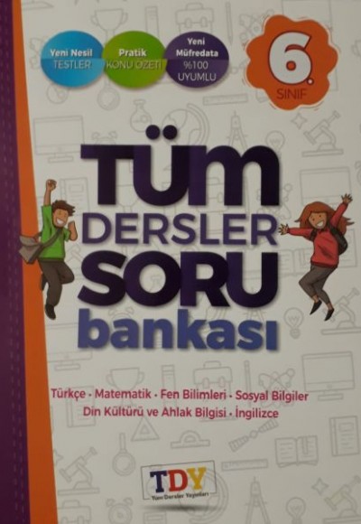 TDY 6.Sınıf Tüm Dersler Soru Bankası (Yeni)