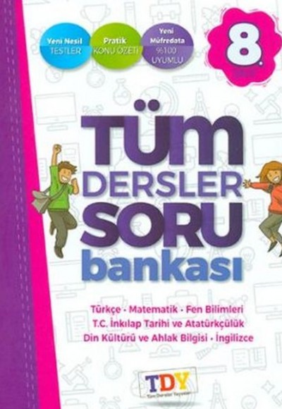 TDY 8.Sınıf Tüm Dersler Soru Bankası (Yeni)