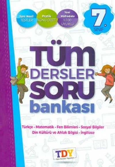 TDY 7.Sınıf Tüm Dersler Soru Bankası (Yeni)