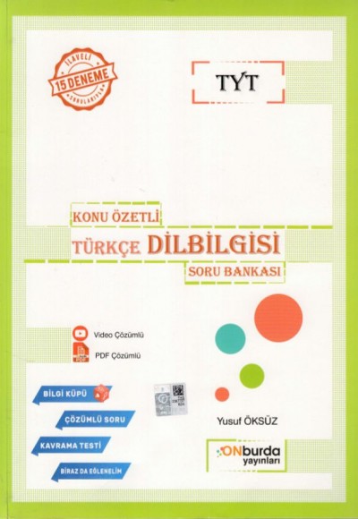 Onburda TYT Türkçe Dil Bilgisi Konu Özetli Soru Bankası