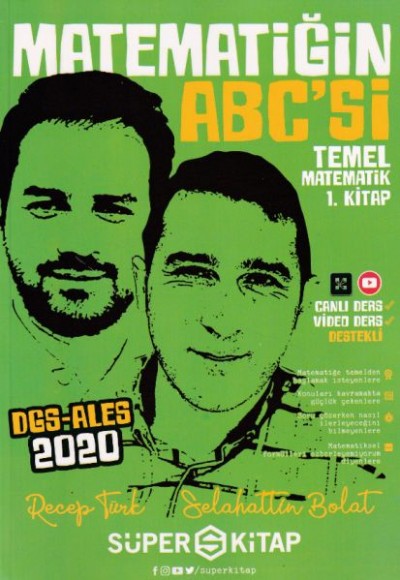 Süper Kitap DGS-ALES Matematiğin ABC’si Temel Matematik 1.Kitap