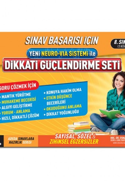 Dikkati Güçlendirme Seti 8. Sınıf 14 Yaş