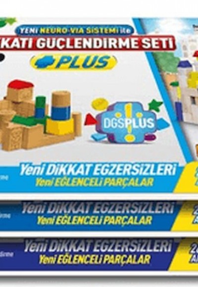 Dikkati Güçlendirme Seti Plus 3 Yaş Kitap