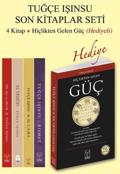 Tuğçe Işınsu Son Kitaplar Seti - Hiçlikten Gelen Güç Hediyeli - 5 Kitap