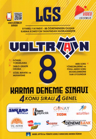 Voltran Lgs 8 Karma Deneme Sınavı