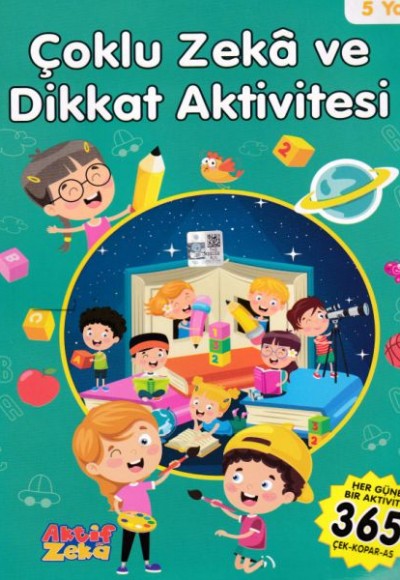 5 Yaş Çoklu Zeka ve Dikkat Aktivitesi - Yeşil Kitap