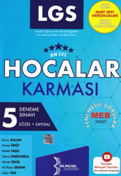 Bilinçsel LGS En İyi Hocalar Karması 5 Deneme