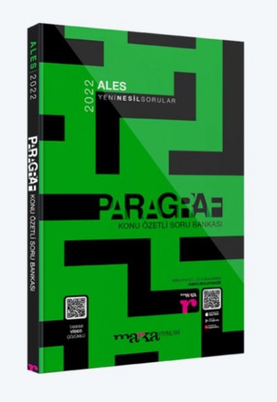 Marka Yayınları 2022 Ales Paragraf Konu Özetli Yeni Nesil Soru Bankası
