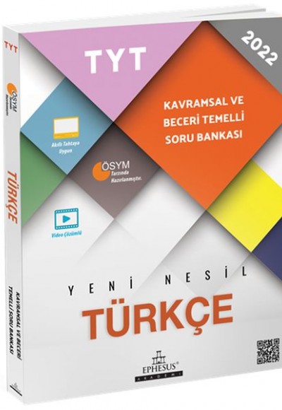 Ephesus Akademi TYT Türkçe Kavramsal ve Beceri Temelli Soru Bankası