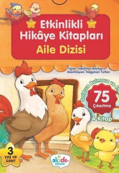 Aile Dizisi - Etkinlikli Hikaye Kitapları (4 Kitap Takım)