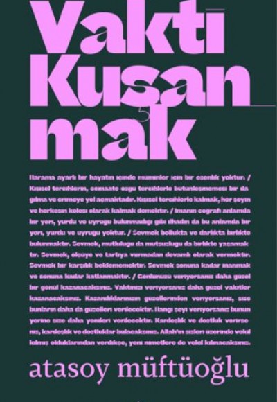 Vakti Kuşanmak