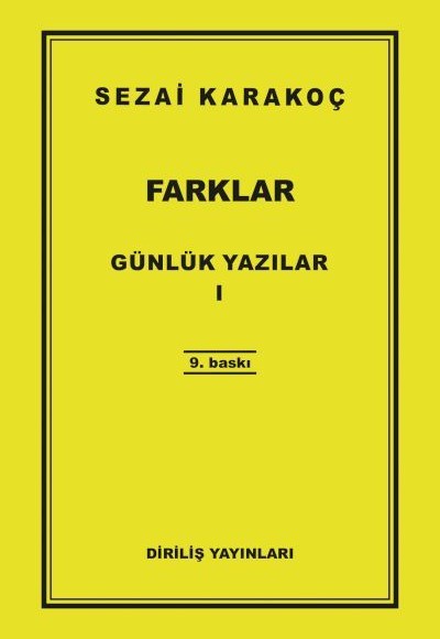 Günlük Yazılar 1 - Farklar