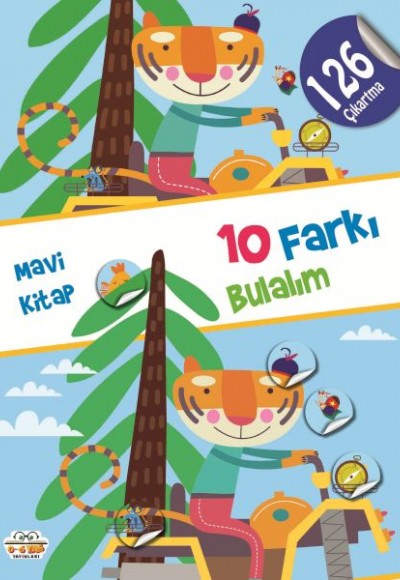 10 Farkı Bulalım -Mavi Kitap