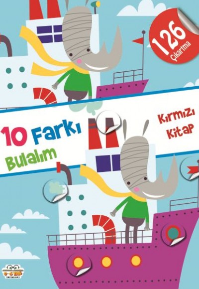 10 Farkı Bulalım-Kırmızı Kitap