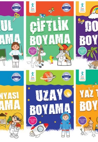 Çocuk Gelişimi Türkçe İngilizce Boyama Seti