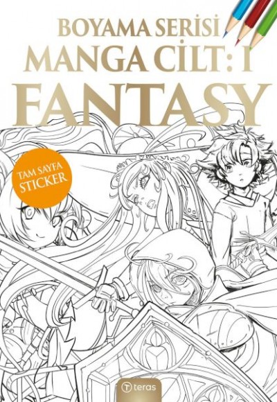 Manga Boyama Cilt I: Fantasy