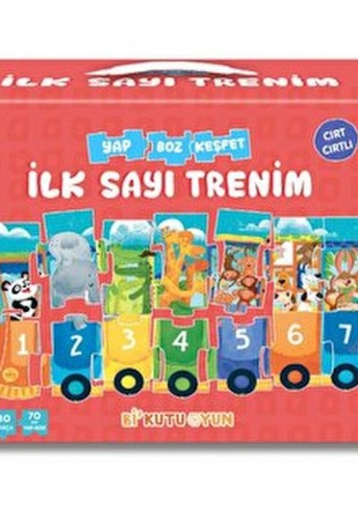 İlk Sayı Trenim - Cırt Cırtlı Yapboz ve Kitap Seti