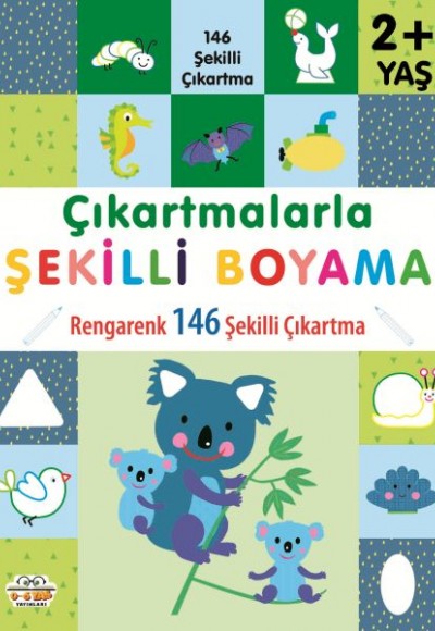 Çıkartmalarla Şekilli Boyama 2 Yaş Üstü