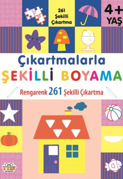 Çıkartmalarla Şekilli Boyama 4 Yaş Üstü