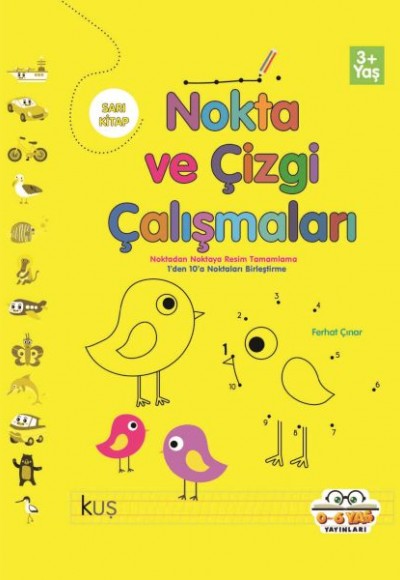 Nokta ve Çizgi Çalışmaları Sarı Kitap