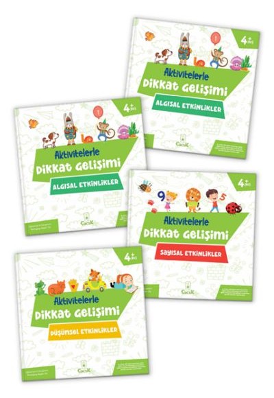 Aktivitelerle Dikkat Gelişimi Serisi (4 Kitap)