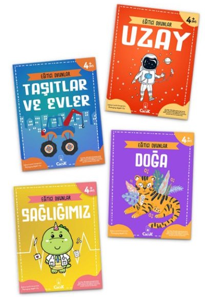 Eğitici Oyunlar Serisi (4 Kitap)