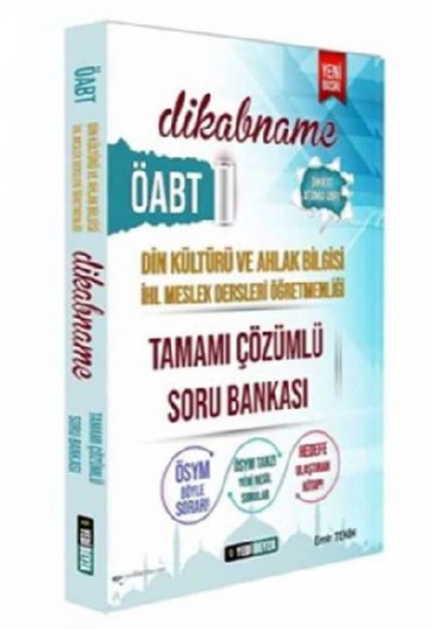 Öabt Din Kültürü Öğretmenliği Dikabname Soru Bankası Çözümlü