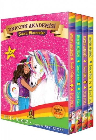 Unıcorn Akademisi Sihirli Maceralar 1- 4 Kitap Set