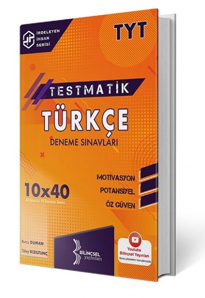 Bilinçsel 2021 TYT Testmatik Türkçe Deneme Sınavları