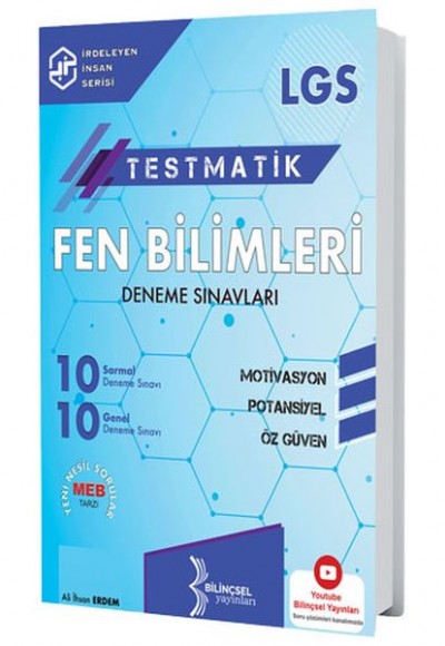 Bilinçsel 2021 LGS Testmatik Fen Bilimleri Deneme Sınavları