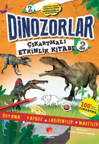 Dinozorlar Çıkartmalı Etkinlik Kitabı 2