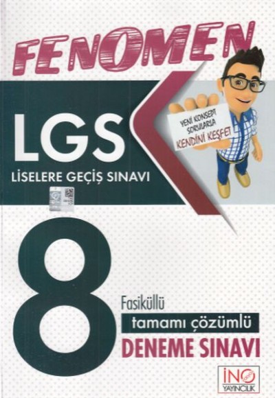 İnovasyon LGS Fenomen Tamamı Çözümlü 8 Deneme Sınavı (Yeni)