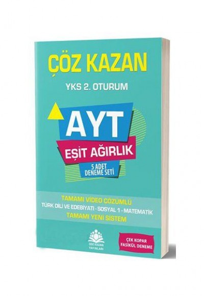 Çöz Kazan AYT Eşit Ağırlık 5 li Deneme Sınavı (Yeni)