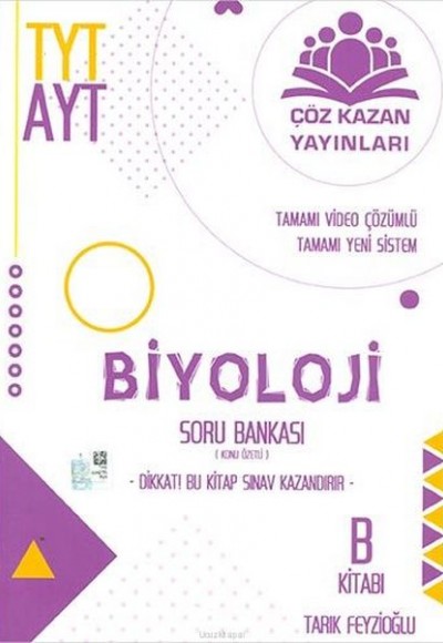 Çöz Kazan TYT AYT Biyoloji Soru Bankası (B) Kitabı (Yeni)