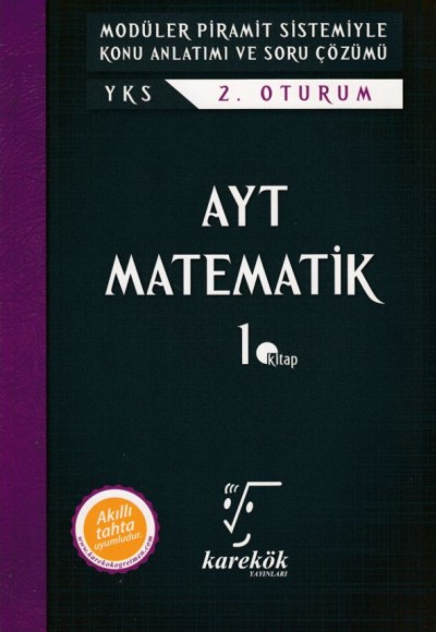 Karekök AYT Matematik 1.Kitap YKS 2.Oturum (Yeni)