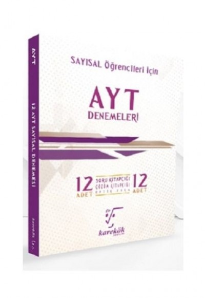 Karekök AYT Sayısal 12'li Deneme (Yeni)