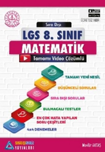 Sıradışı Analiz LGS 8. Sınıf Matematik Video Çözümlü Soru Bankası (Yeni)