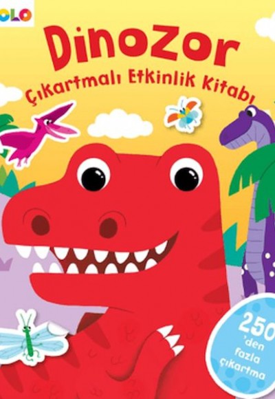 Dinozor Çıkartmalı Etkinlik Kitabı