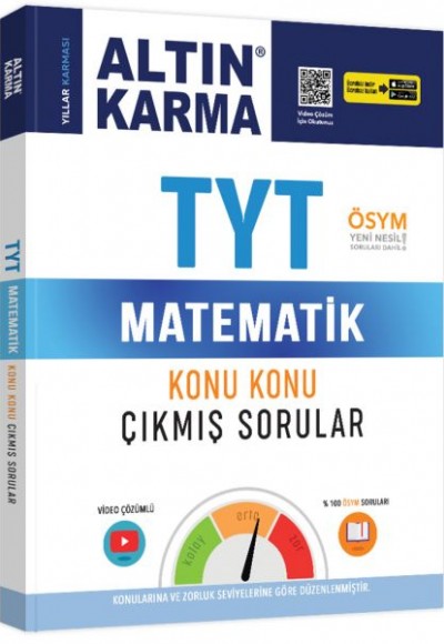 Altın Karma TYT Matematik Konu Konu Çıkmış Sorular (Yeni)