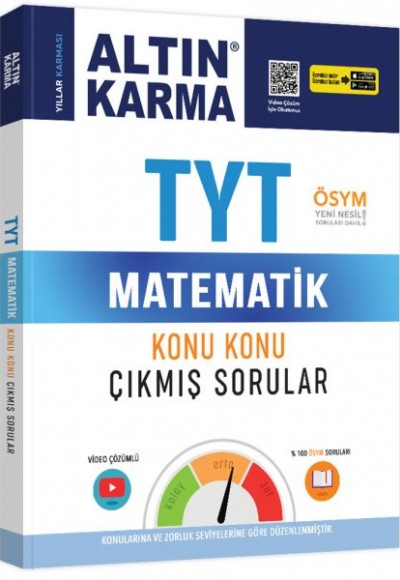 Altın Karma TYT Matematik Konu Konu Çıkmış Sorular (Yeni)