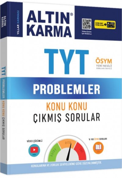 Altın Karma TYT Problemler Konu Konu Çıkmış Sorular (Yeni)