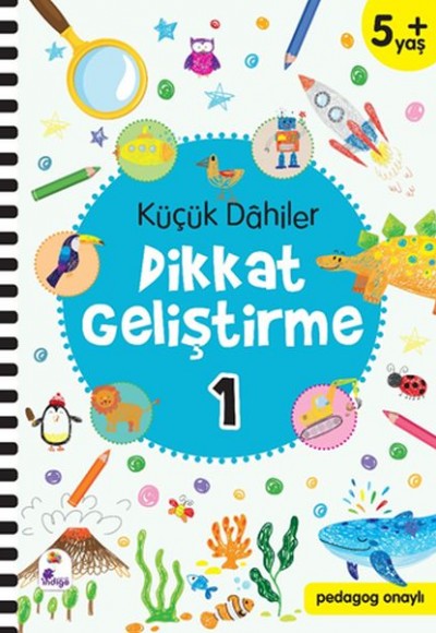 Küçük Dahiler Dikkat Geliştirme 1 - 5+ Yaş (Pedagog Onaylı)