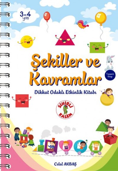 Şekiller ve Kavramlar - Dikkat Odaklı Etkinlik Kitabı