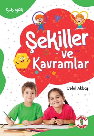 Dikkat Odaklı Etkinlik Kitabı Şekiller ve Kavramlar 5-6 Yaş