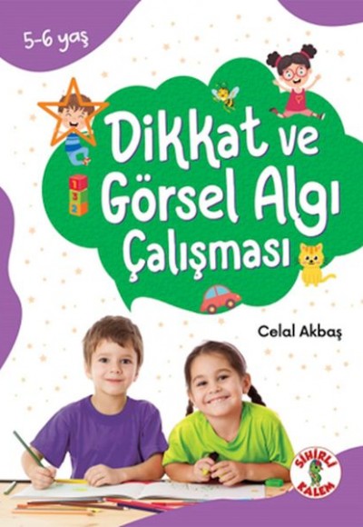 Dikkat Odaklı Etkinlik Kitabı Dikkat ve Görsel Algı Çalışması  5-6 Yaş