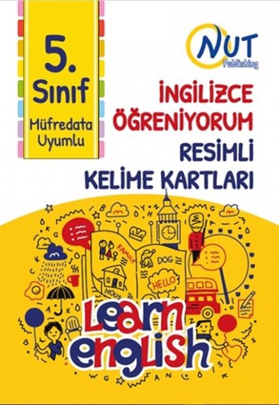 5. Sınıf İngilizce Öğreniyorum Resimli Kelime Kartları